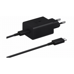 Сетевое зарядное устройство Samsung EP-T4510 USB Type-C, 45 Вт, черный + кабель