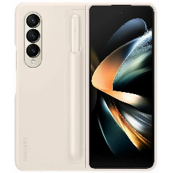 Чехол для Samsung Galaxy Z Fold 4 Standing Cover + S Pen, бежевый