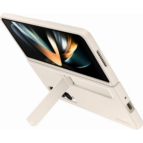Чехол для Samsung Galaxy Z Fold 4 Standing Cover + S Pen, бежевый
