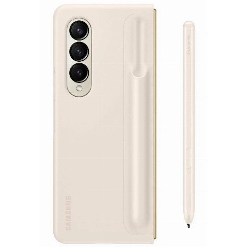 Чехол для Samsung Galaxy Z Fold 4 Standing Cover + S Pen, бежевый