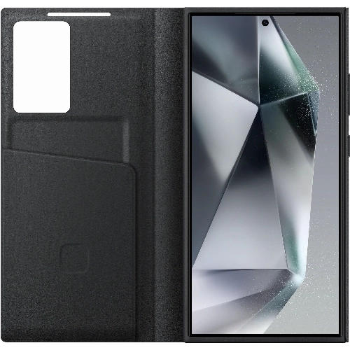 Чехол-книжка Samsung Smart View Wallet Case для Galaxy S24 Ultra, Black, чёрный