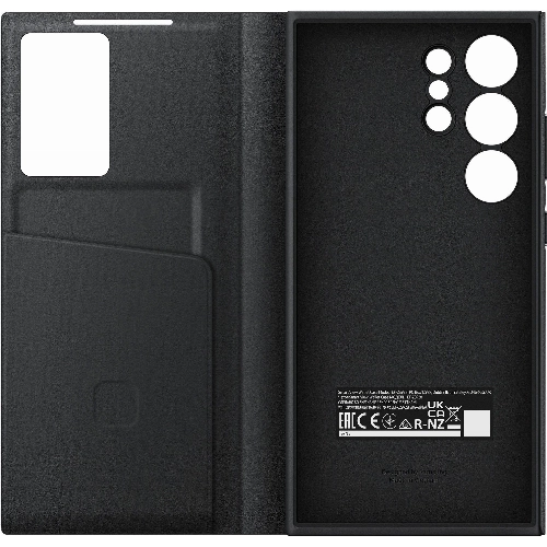Чехол-книжка Samsung Smart View Wallet Case для Galaxy S24 Ultra, Black, чёрный