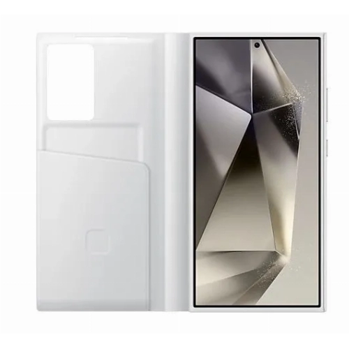 Чехол-книжка Samsung Smart View Wallet Case для Galaxy S24 Ultra, White, белый