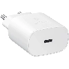 Сетевое зарядное устройство Samsung EP-TA800 + кабель USB Type-C, 25 Вт, белый