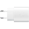 Сетевое зарядное устройство Samsung EP-TA800 + кабель USB Type-C, 25 Вт, белый