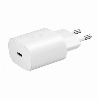 Сетевое зарядное устройство Samsung EP-TA800 + кабель USB Type-C, 25 Вт, белый