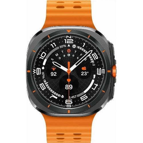 Умные часы Samsung Galaxy Watch Ultra, 47 мм, LTE, Black/Orange, чёрный/оранжевый