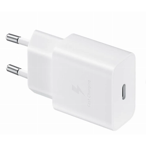 Сетевое зарядное устройство Samsung 15W Power Adapter с кабелем Type-C to Type-C, белый
