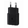 Сетевое зарядное устройство Samsung 15W Power Adapter с кабелем Type-C to Type-C, чёрный