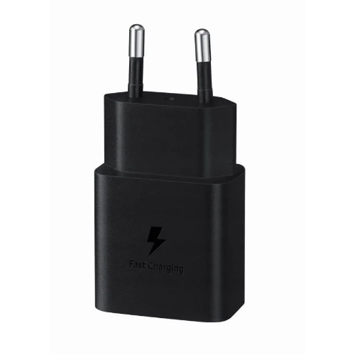 Сетевое зарядное устройство Samsung 15W Power Adapter с кабелем Type-C to Type-C, чёрный