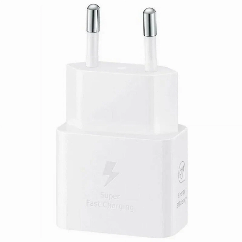 Зарядное устройство Samsung 25w, Type-C, с кабелем, белый