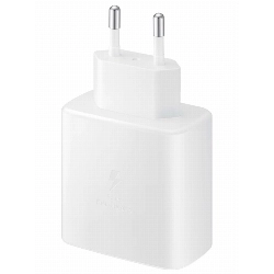Сетевое зарядное устройство Samsung EP-TA845N, 45 Вт, белый