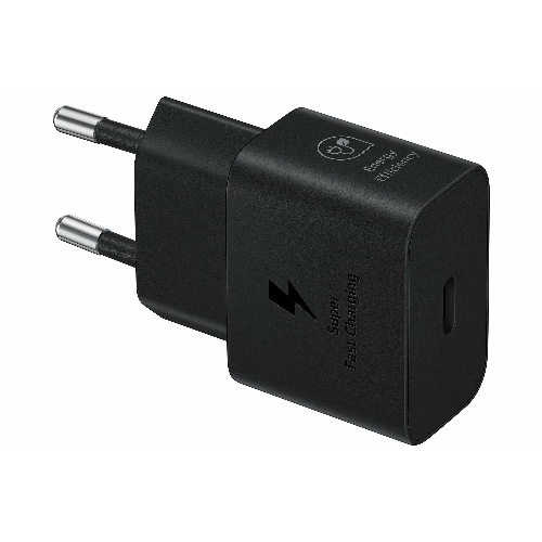 Зарядное устройство Samsung 25w, Type-C, с кабелем, черный