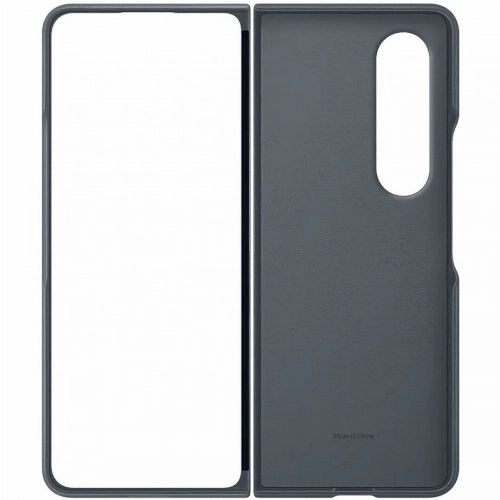 Чехол Samsung Leather Cover для Z Fold 4, серый