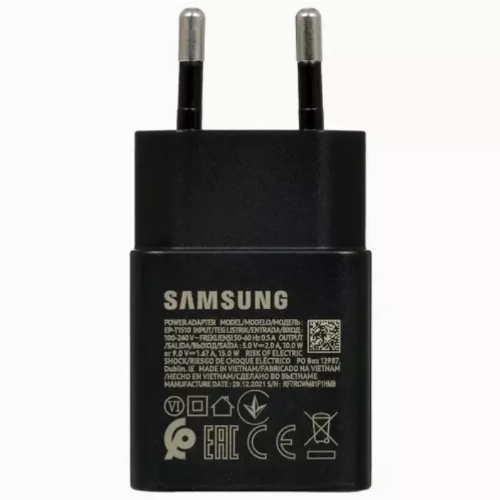 Зарядное устройство Samsung EP-T1510N, 15 Вт, черный