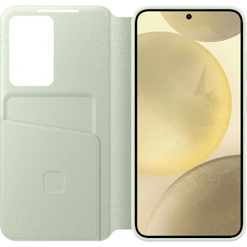 Чехол-книжка Samsung Smart View Wallet Case S24, Light Green, светло-зеленый