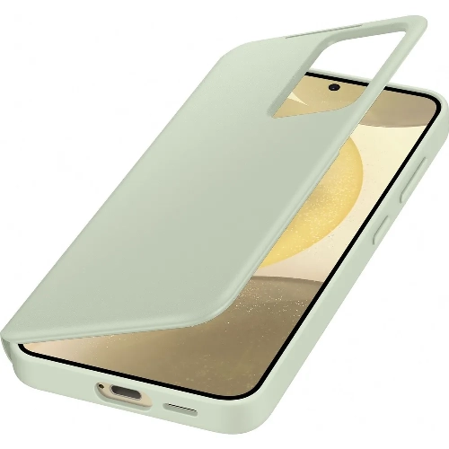 Чехол-книжка Samsung Smart View Wallet Case S24, Light Green, светло-зеленый
