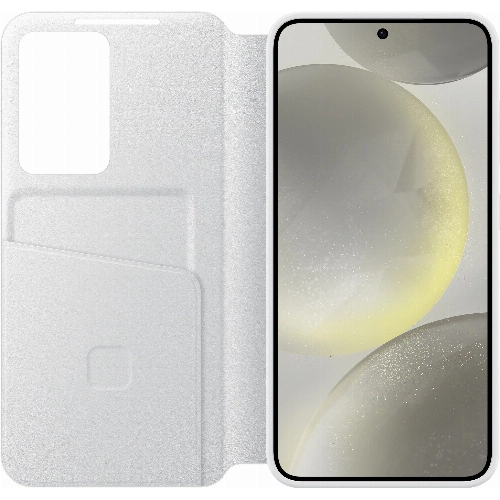 Чехол-книжка Samsung Smart View Wallet Case S24, White, белый