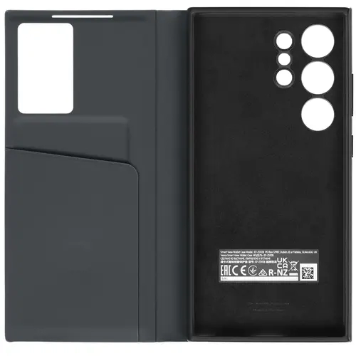 Чехол-книжка Samsung для Galaxy S24 Ultra, Smart View Wallet Case, черный
