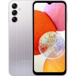 Смартфон Samsung Galaxy A14, 4.128 ГБ, серебристый