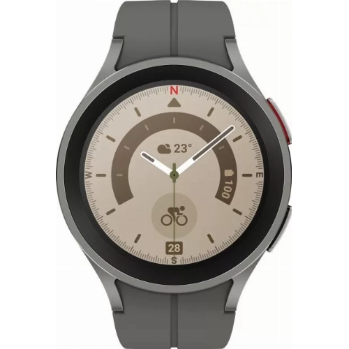 Умные часы Samsung Galaxy Watch 5 Pro 45 мм Wi-Fi NFC Cellular, серый титан